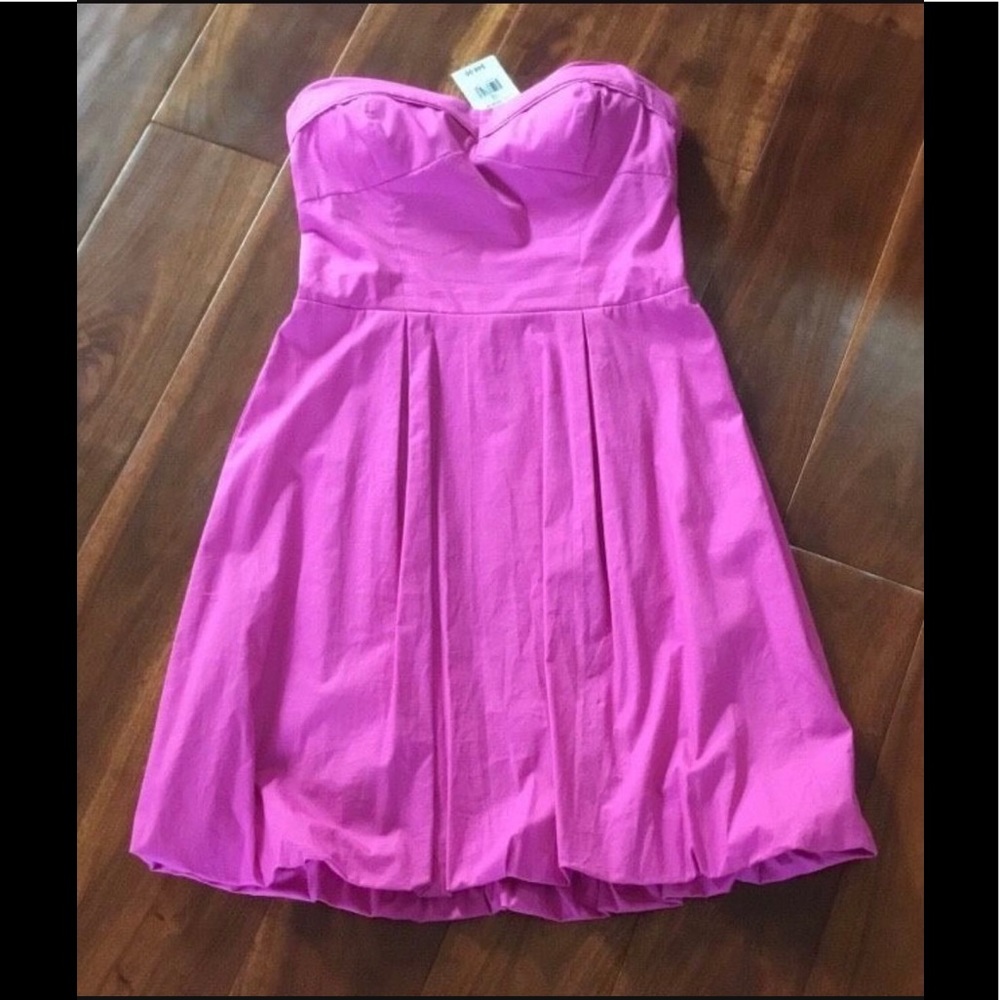 Vintage Yank Junior Bustier Strapless Dress 👗 Pink Sz 7/8 NWT